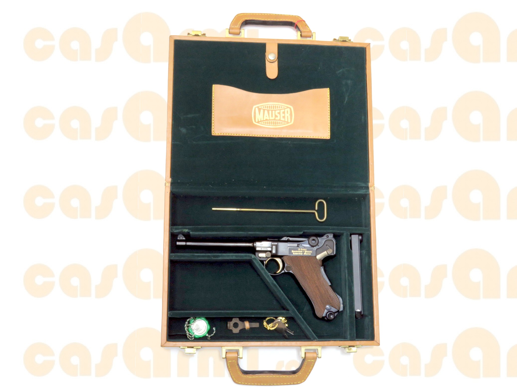 Mauser mod. Parabellum Marine, commemorativa, 35 su 250, con valigetta originale 9 Para